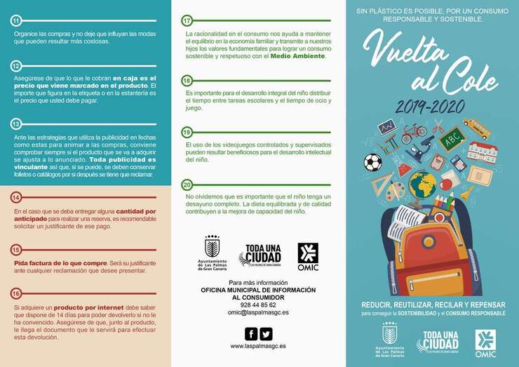 Portada del folleto (Foto TA)